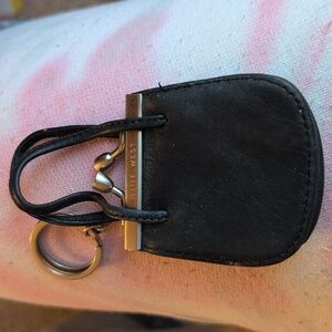 Nine West Black Leather Mini-Purse